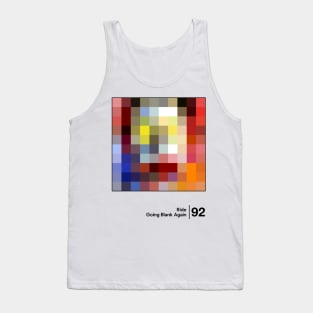 Going Blank Again / Minimalist Style Artwork Tank Top